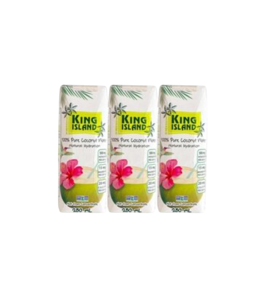 King Island orgaaniline kookosvesi 250ml ja 1L