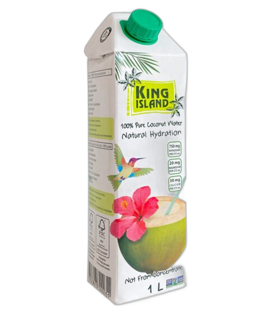 King Island orgaaniline kookosvesi 250ml ja 1L
