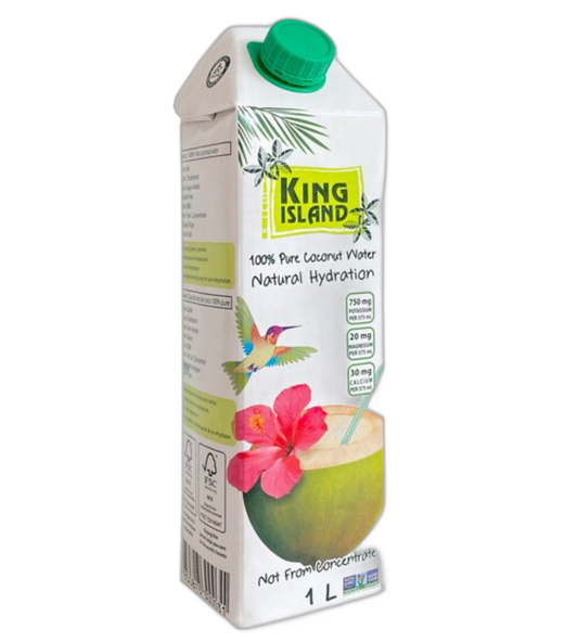 King Island orgaaniline kookosvesi 250ml ja 1L
